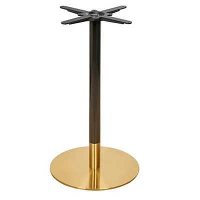 Adjustable Height Chrome Table Base